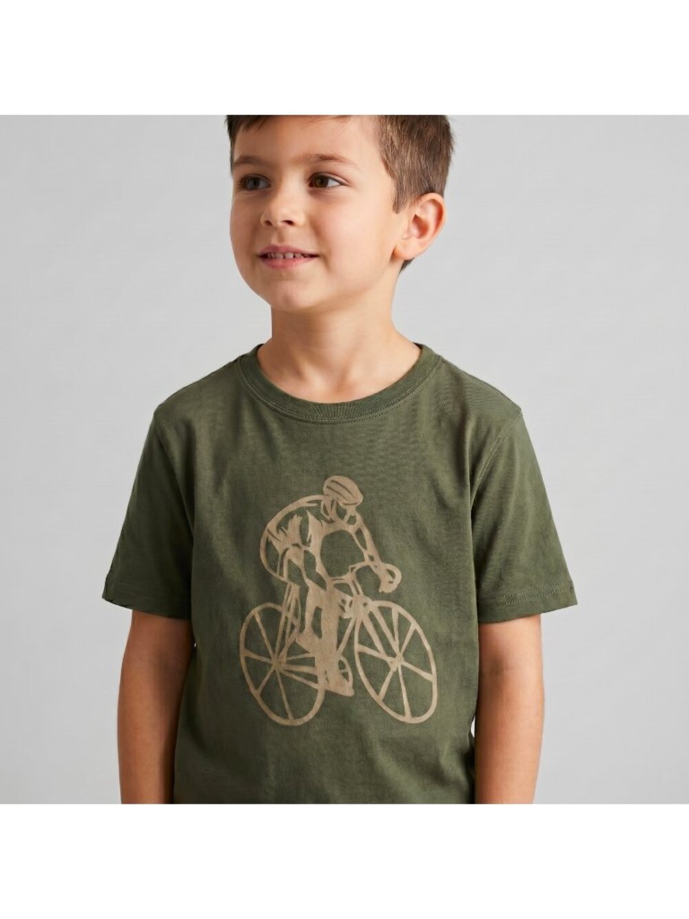 Gymboree Everyday Favorites Boy's Cyclist Tee Green Top T-shirt in size 10 NWT